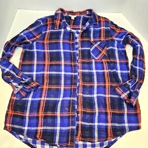 Est 1946 Cato Closet Button Down Plaid Shirt Size XL